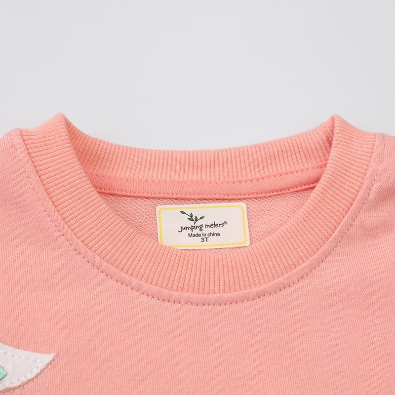 Girls Sweatshirt Long Sleeve Dinosaur Pattern Sweatshirt Pink
