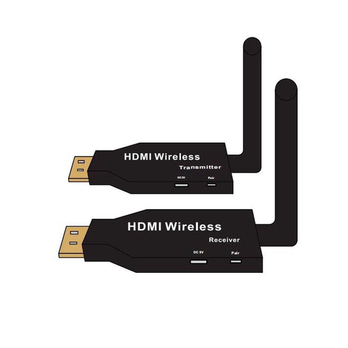 Wireless -Compatible Extender Video Transmitter Receiver
