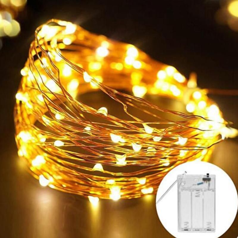 16 Sets of 3 Meters 30 Lights Constant Light Copper Wire