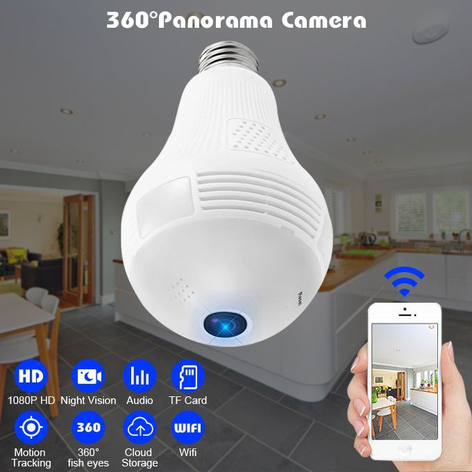 CCTV 1080 WIFI 360 DEGREE FISHEYE IP VIDEO SURVEILLANCE