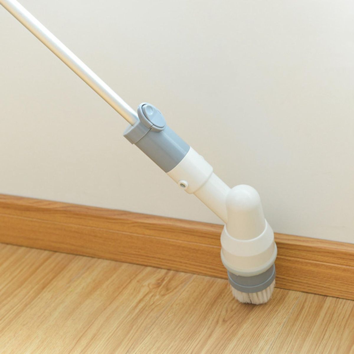 Electric Cleaning Turbo Scrub Brush Multifunctional Long Handle Cordless Spin Scrubber Cleaning Brush-US Plug