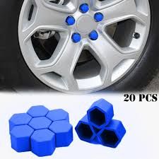 Car Wheel Nut Cover 20pcs Red