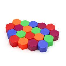 Car Wheel Nut Cover 20pcs Red