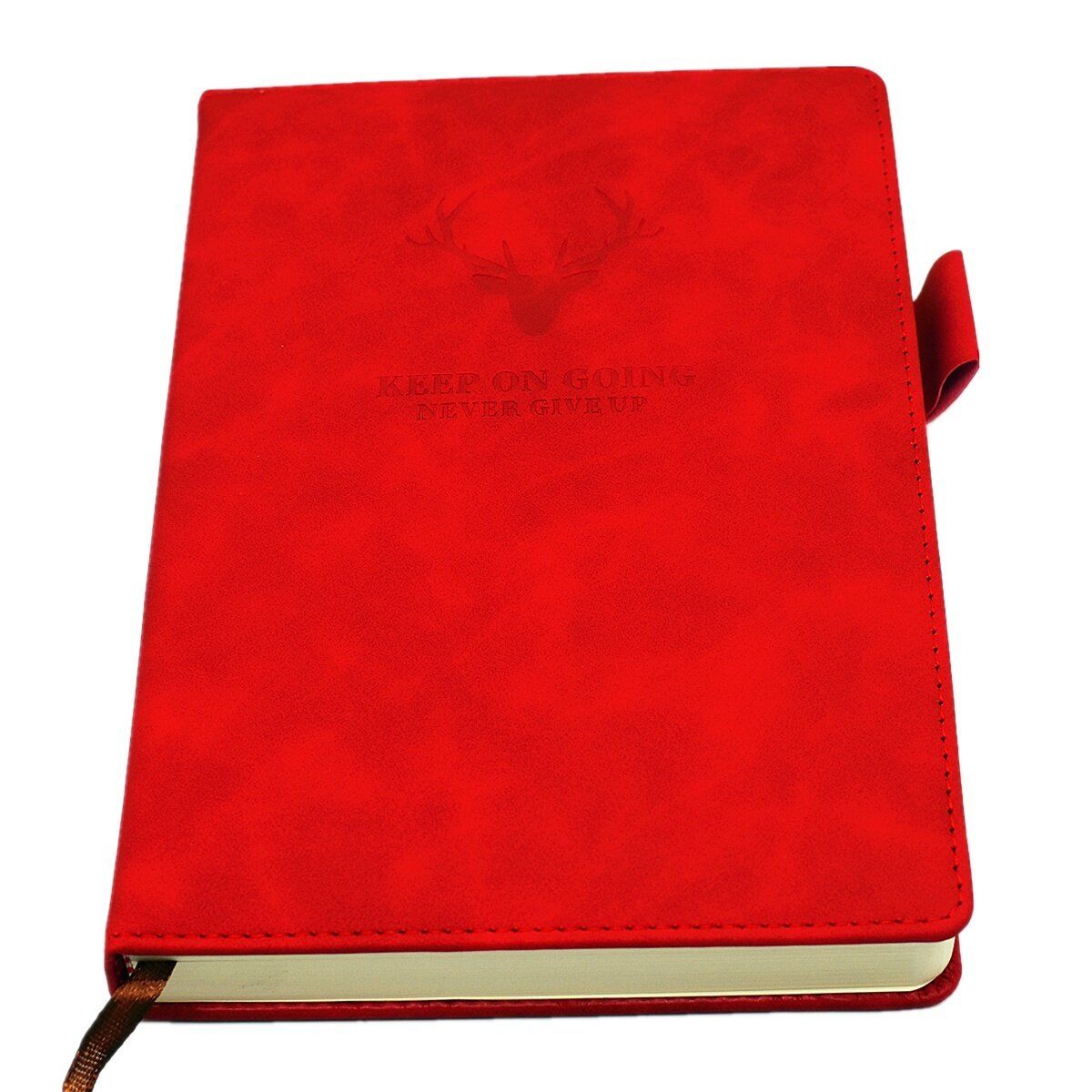 A5 PU Leather Retro Style Lined Paper Notebook Journal Diary Writing Gift Brown