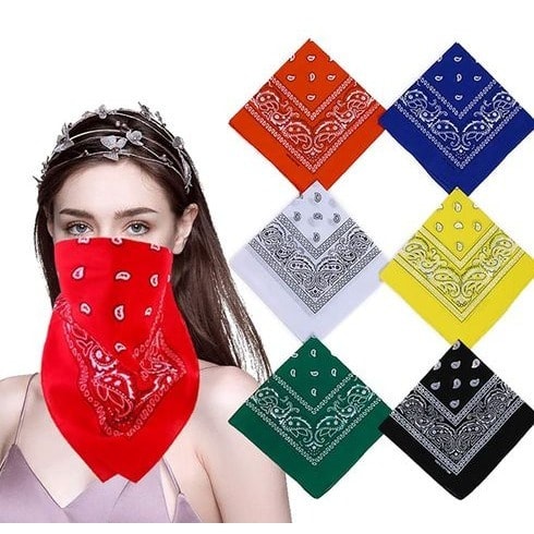 Fashion Bandana-12pcs - multicolor