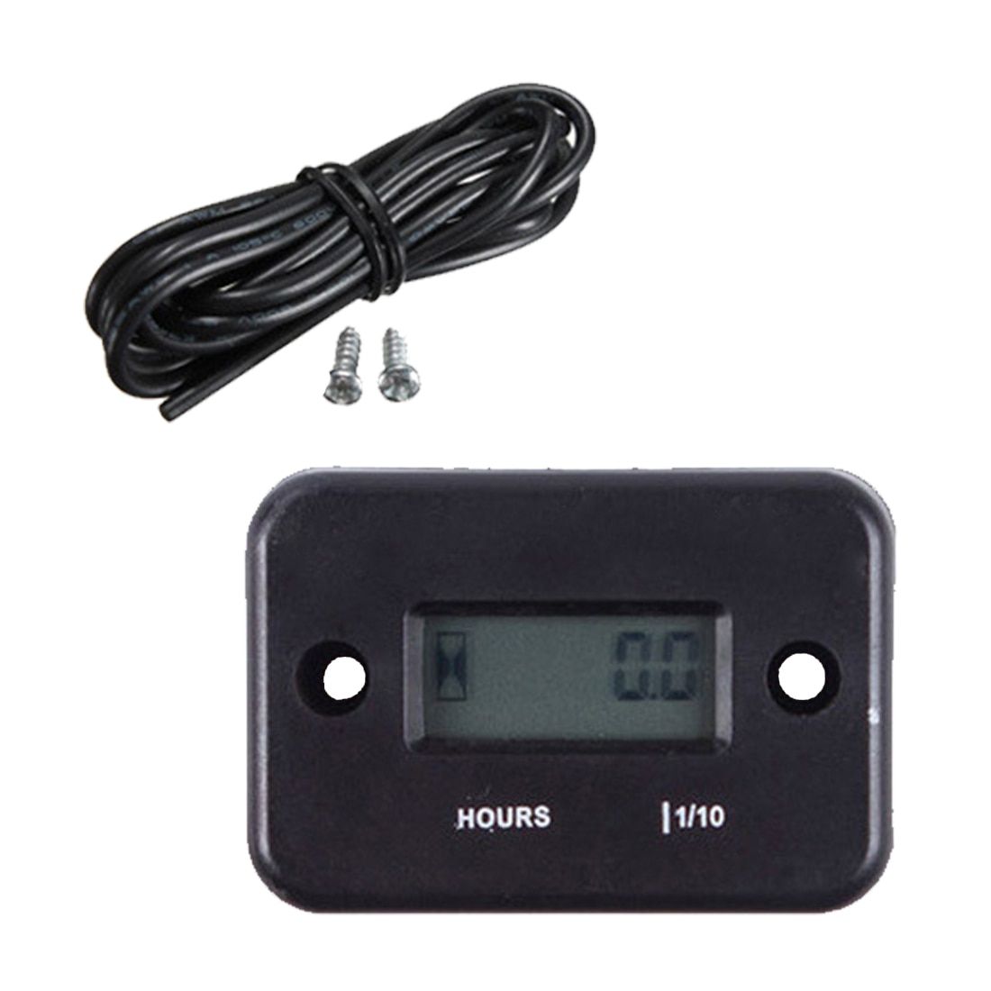 Portable Digital Tach Hour Meter Gauge For 4 Stroke Gas
