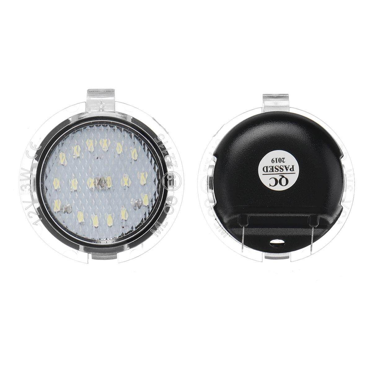 2PCS 18LED White Side View Under Mirror Puddle Light For Toyota Tundra Sequoia