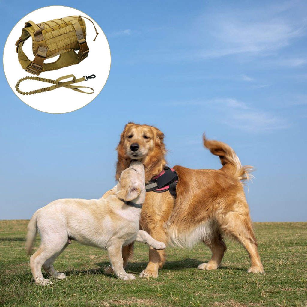 Adjustable Dog Harness Service  Padded Pet  For Khaki XL