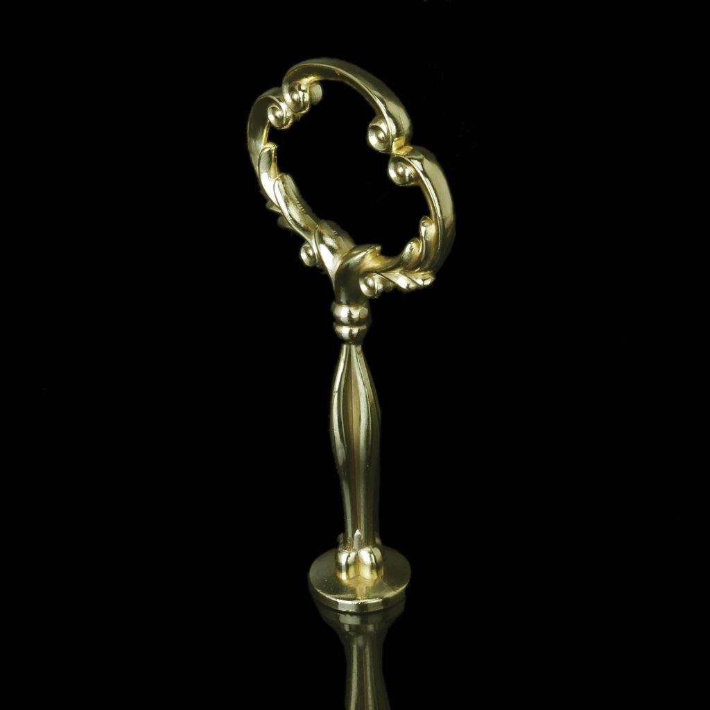 3 Tier Cupcake Plate Cake Stand Fitting Handle Golden)