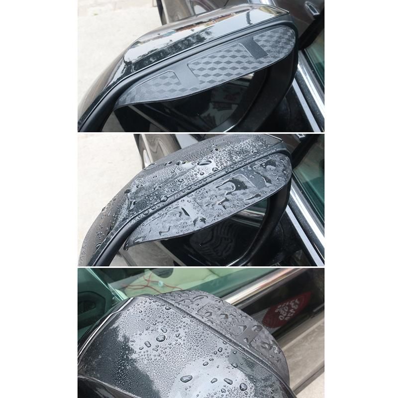 2Pcs Rearview Mirror Rain Eyebrow Guard Cover Side Door Mirror Visor Shield Fit for Toyota Eighth Generation Camry 2018