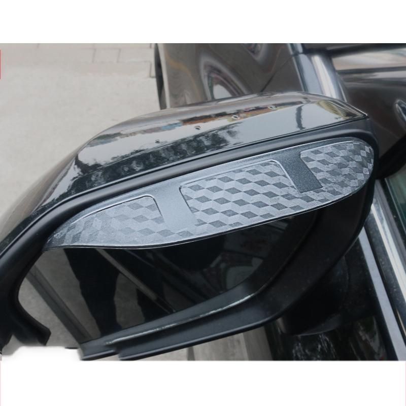 2Pcs Rearview Mirror Rain Eyebrow Guard Cover Side Door Mirror Visor Shield Fit for Toyota Eighth Generation Camry 2018