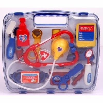 Medical Kit Doctor Play Set For Kids - Blue