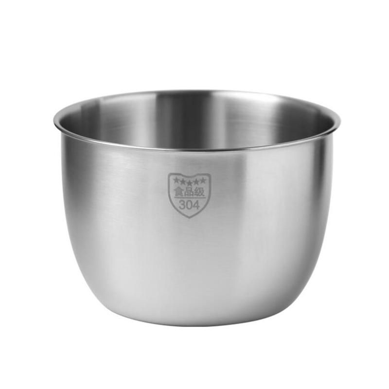 Kitchen Stainless Steel 304 Mixing Bowl Deep Design Cooking Baking Cake Bread Salad Kitchen Mixer Bowl, 3600ML