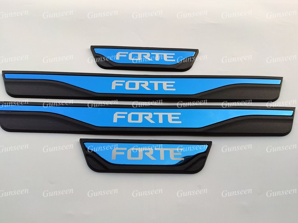 For Kia Forte Car Accessories Door Sill Protector Scuff