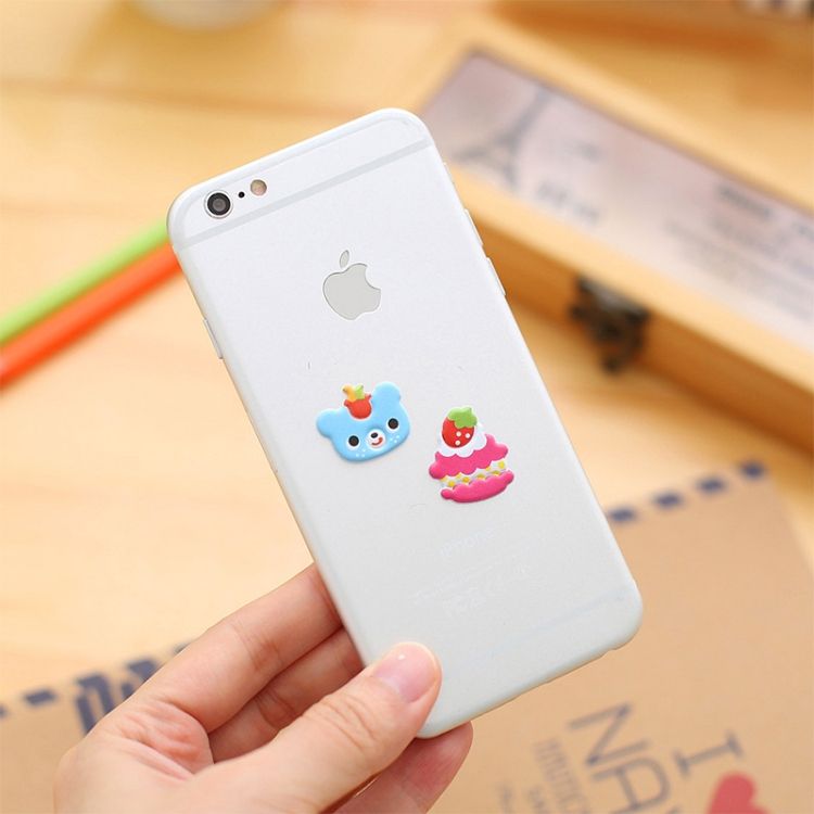 2 PCS Cartoon Diary Decorative DIY Bubble Sticker
