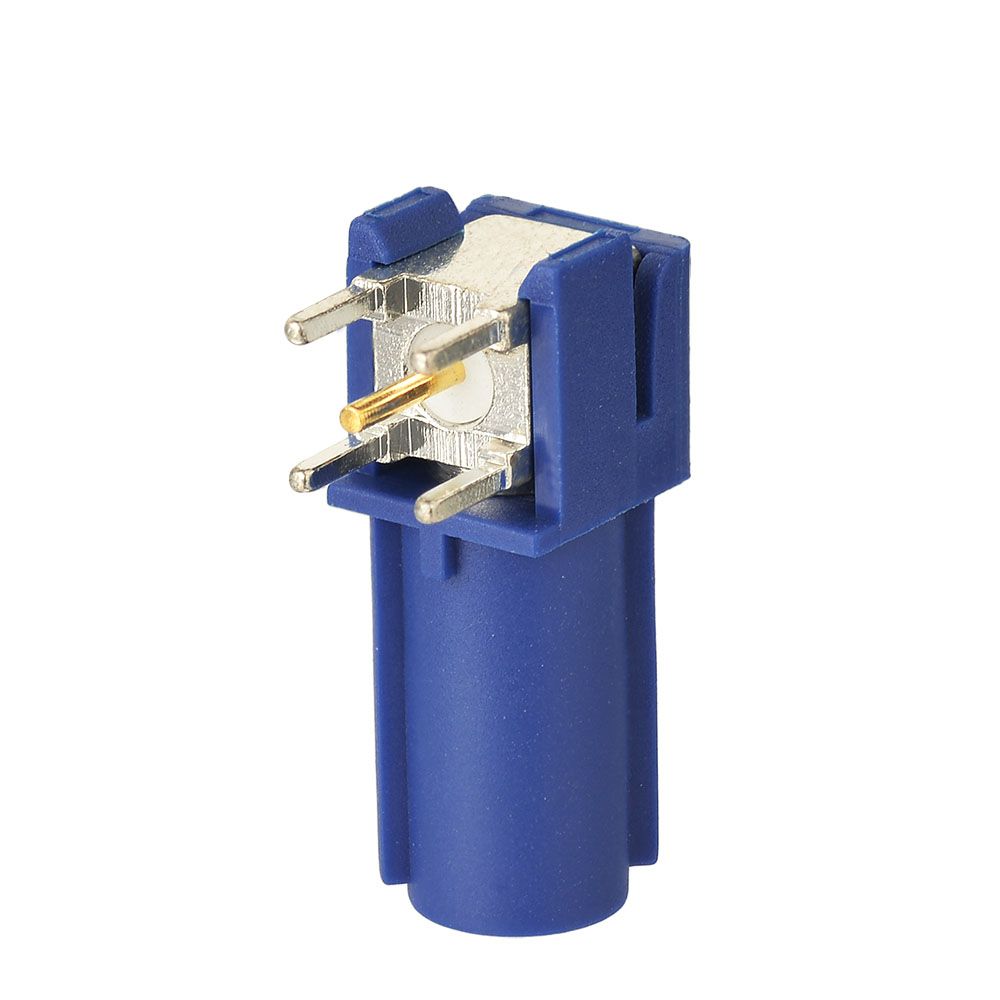 Angle Connector Right Plug C Blue5005 Eightwood Fakra RF