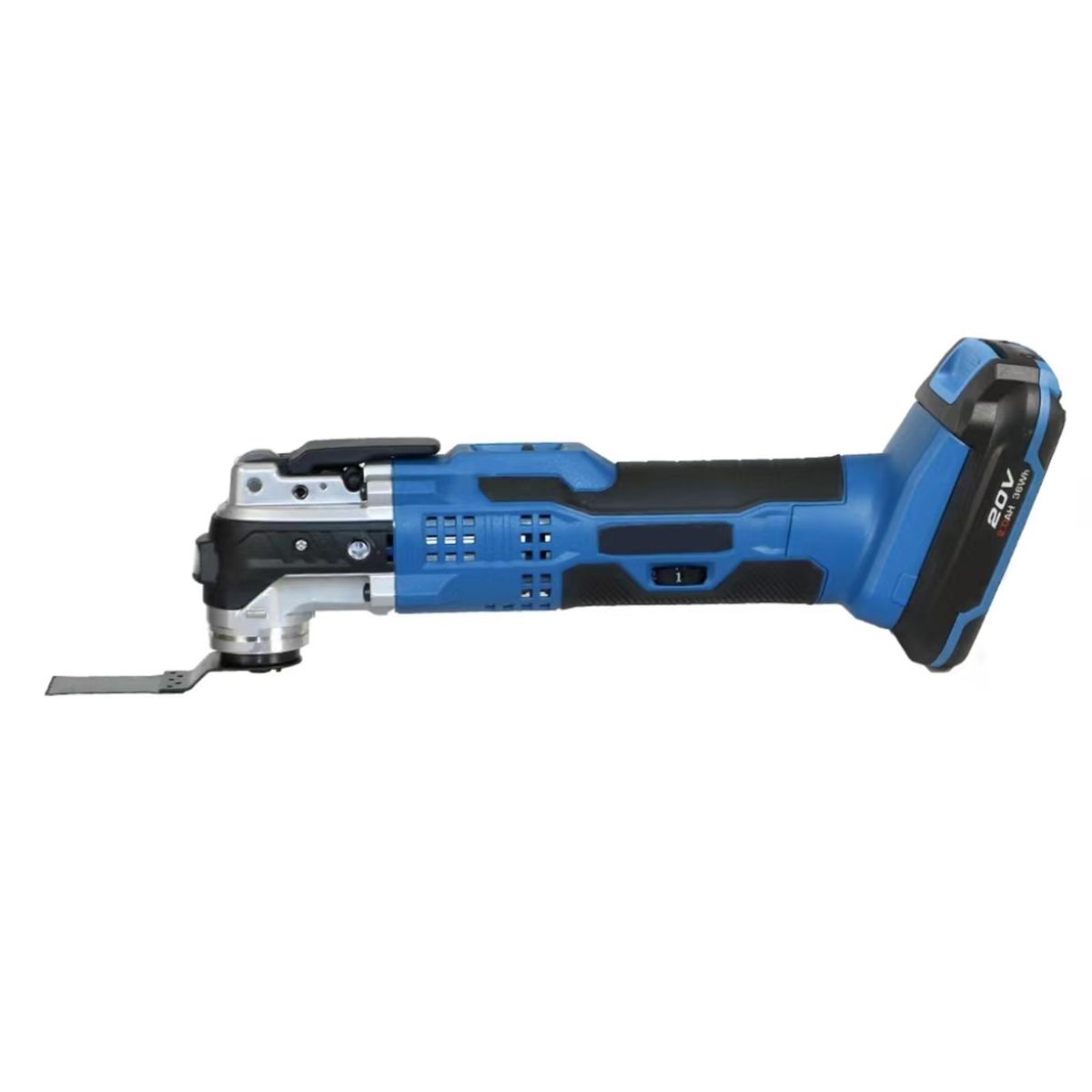 Oscillating Tool Kit, Multi-tool kit,Cordless Oscillating Saw With Max 5000-19000 OPM, 4°Oscillating Angle, 6-Variable Speed, 20V Battery Powered & 25 Pcs Accessories Multi-Tool for Cut/Grind/Scraping Blue UK