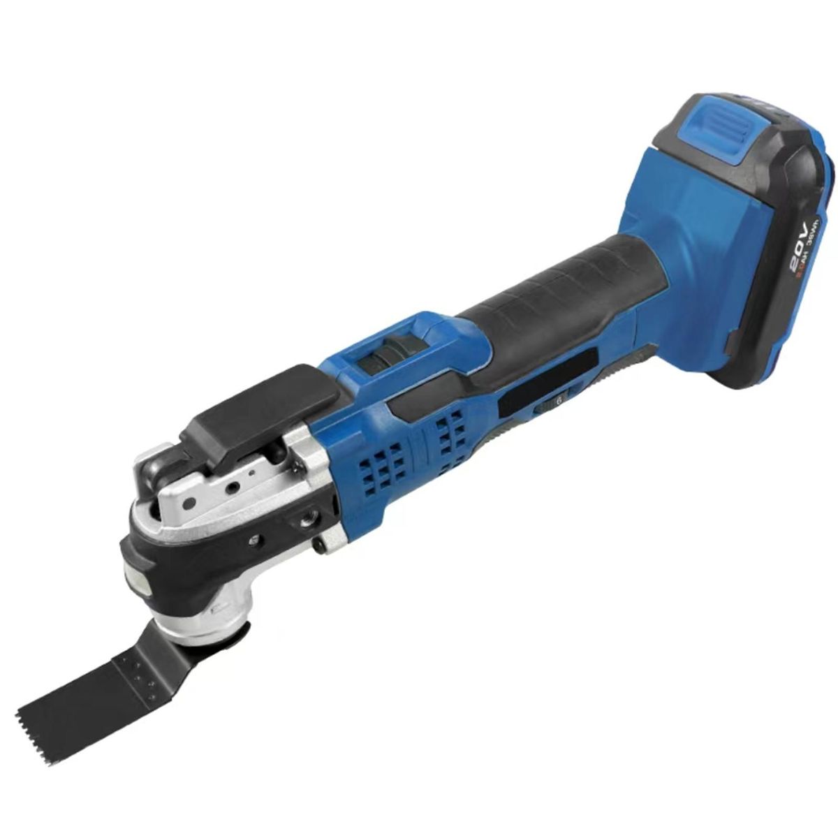 Oscillating Tool Kit, Multi-tool kit,Cordless Oscillating Saw With Max 5000-19000 OPM, 4°Oscillating Angle, 6-Variable Speed, 20V Battery Powered & 25 Pcs Accessories Multi-Tool for Cut/Grind/Scraping Blue UK