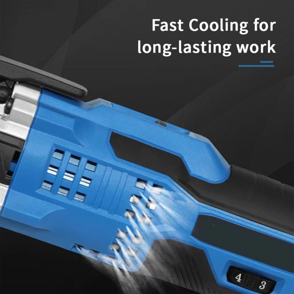 Oscillating Tool Kit, Multi-tool kit,Cordless Oscillating Saw With Max 5000-19000 OPM, 4°Oscillating Angle, 6-Variable Speed, 20V Battery Powered & 25 Pcs Accessories Multi-Tool for Cut/Grind/Scraping Blue UK