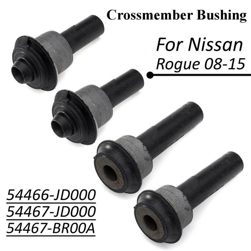 4PCS Front Crossmember Bushing For 08-15 Nissan Rogue 54466-JD000 54467-BR00A