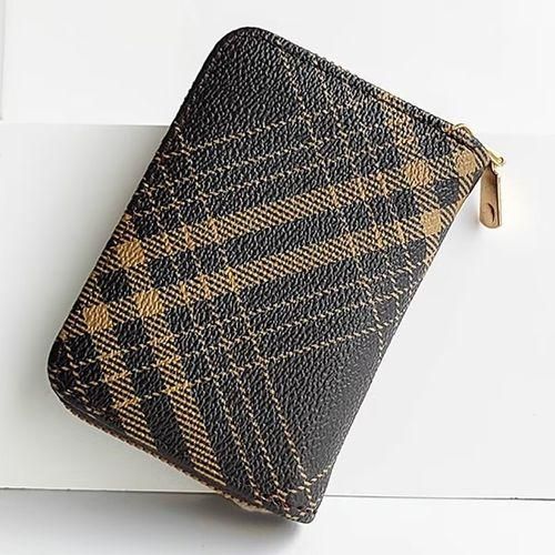 Ladies Classic Folding Wallet Leather Purse