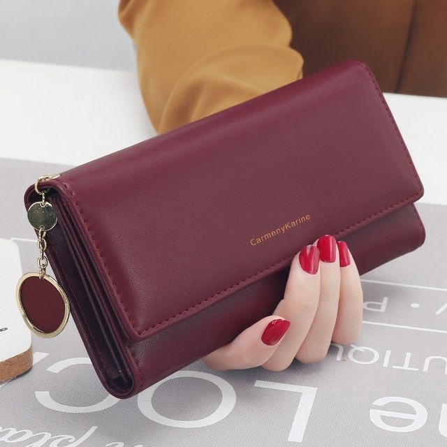 Wallets Letter Tri-fold Purse Clutch Card Holder Money Bag