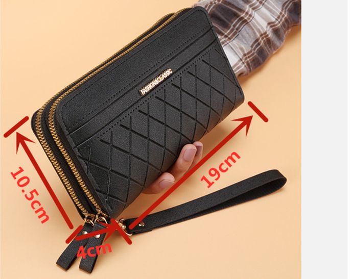 Ladies Clutch Zipper Wallet For Women - Mini Purse
