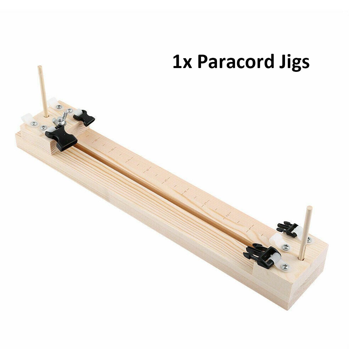 11pcs / 8pcs/ 7pcs/ 5pcs/ 1pcs -- 5 Type DIY Jigs Solid Wood Paracord Bracelet Maker Knitting Tool Knot Braided Cord Bracelet Maker Gifts A (Only Paracord Jigs)
