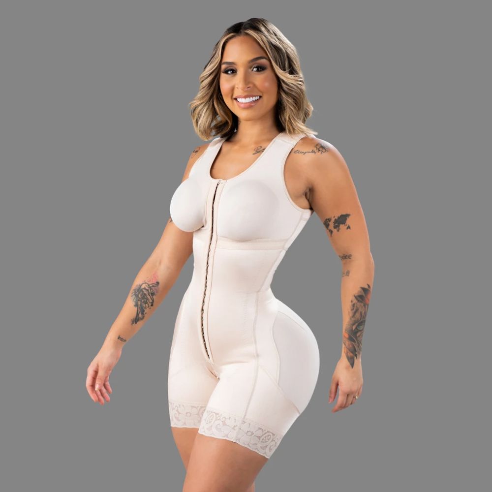 Women's Corset  Full Body Stage 2 Faja With Bra Tummy Trimmer Body Shaper Shapewear Post Surgery Waist Trainer Fajas Colombianas