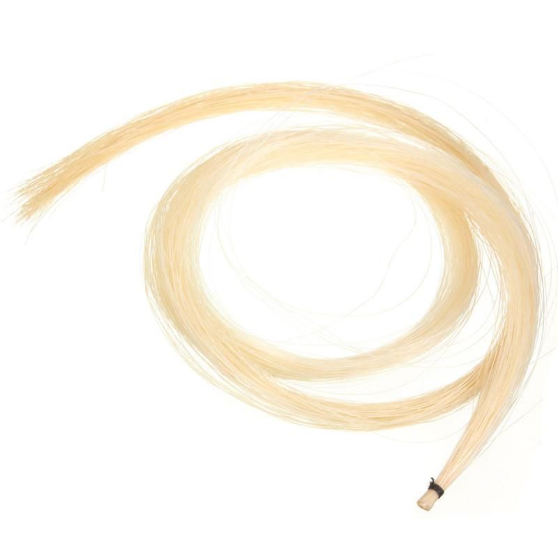 3Pcs Hank 31-31.5 Inch Genuine Mongolian Horse Hair for Violin, Viola, Cello, Bass Bow,Photo Color