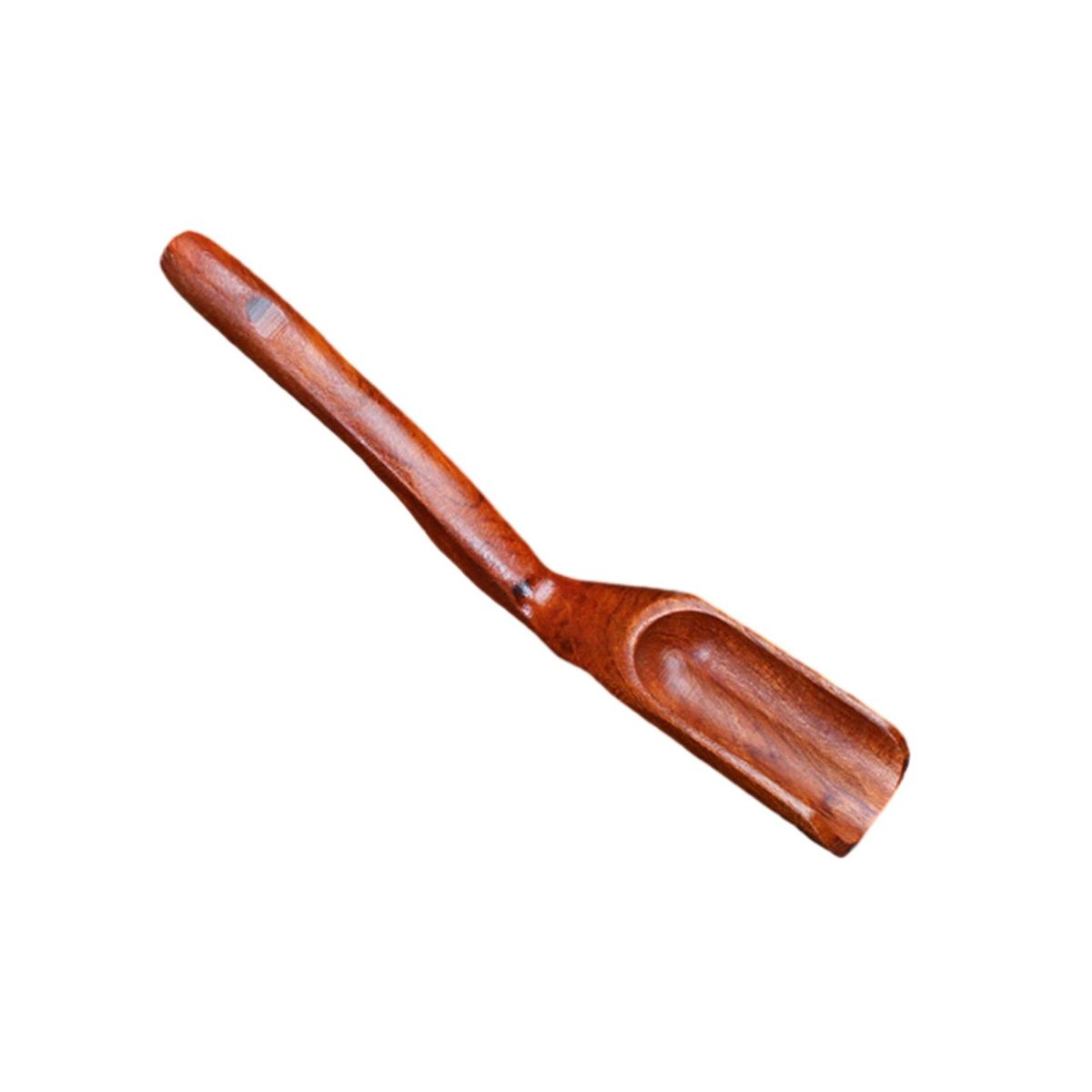 Heat-resistant Tea Scoop Kung Fu Tea Scoop Long Handled for Loose Dark Red
