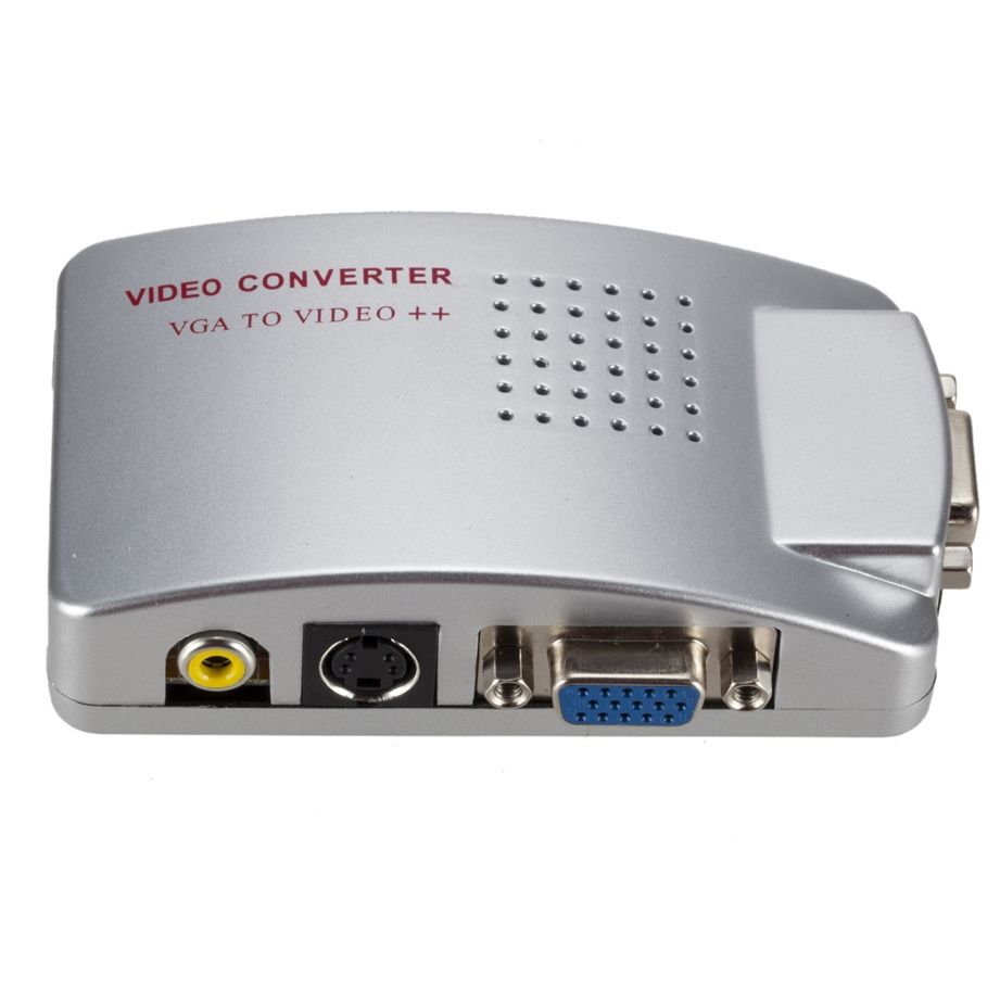 PC Converter Box VGA To AV Converter Video Switch Box