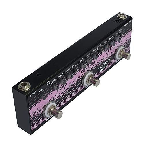 Koogo Multi Guitar Effect Pedal Echo  Ensemble  Overdrive 3i