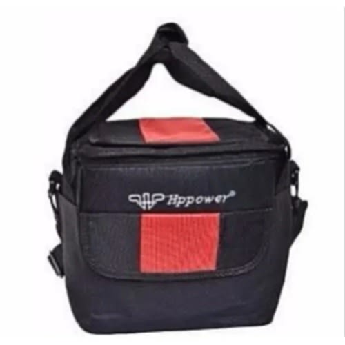 High Quality Insulated Lunch Bag- Black And Red- 11 Inches