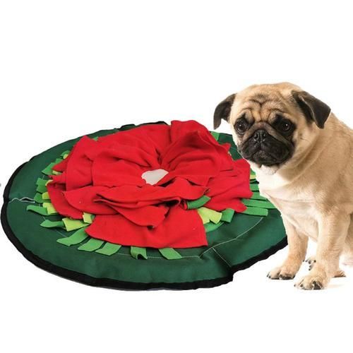 Dog Snuffle Mat Sniffing Pad Blanket IQ Foraging Skills Training Treat Slow Feeding Mat Puzzle Toys