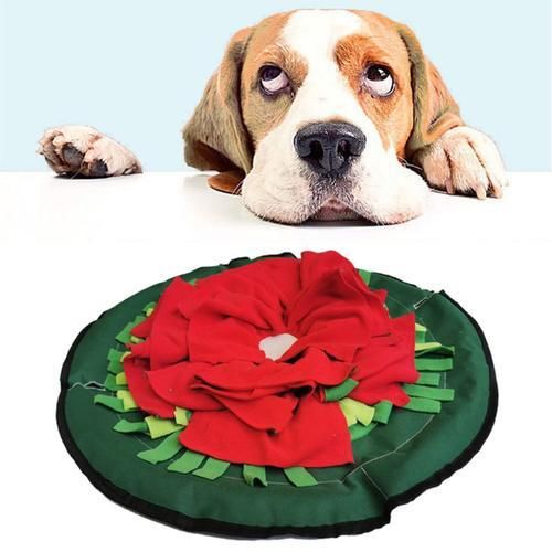 Dog Snuffle Mat Sniffing Pad Blanket IQ Foraging Skills Training Treat Slow Feeding Mat Puzzle Toys