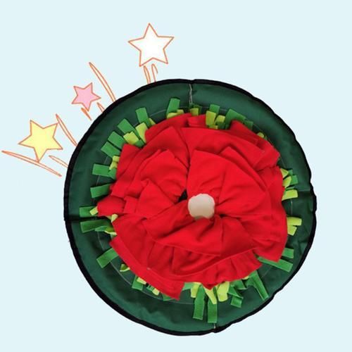 Dog Snuffle Mat Sniffing Pad Blanket IQ Foraging Skills Training Treat Slow Feeding Mat Puzzle Toys