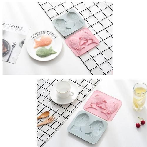 2pcs Fish Chocolate Cake Mould