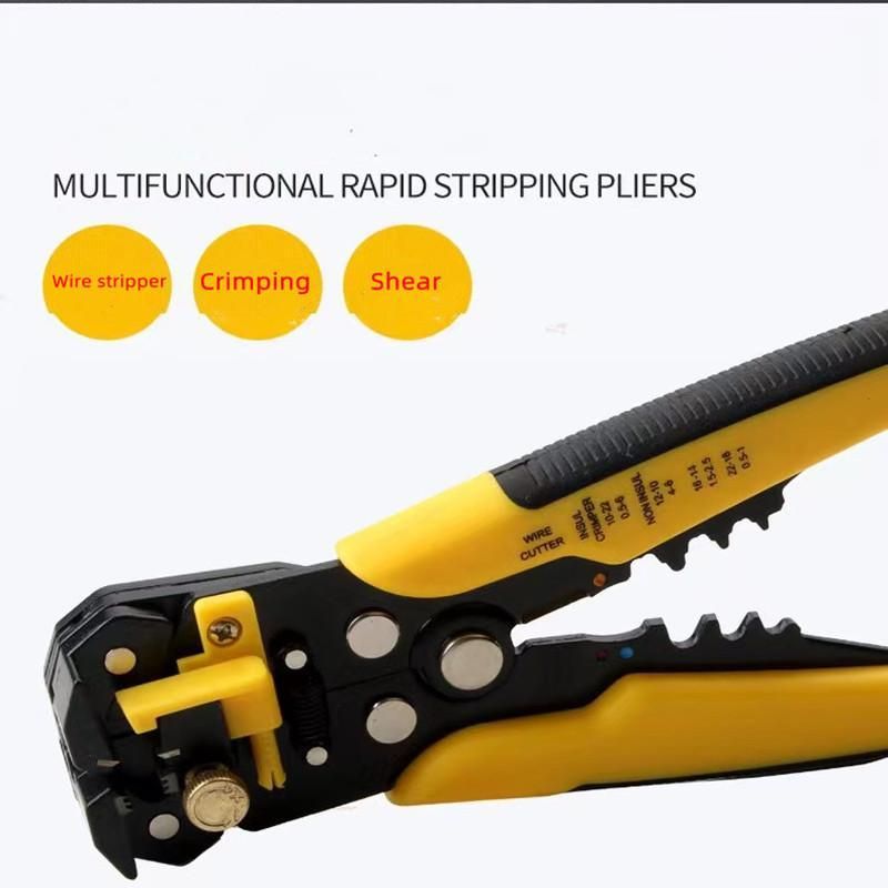 Crimper Cable Adjustable Automatic Wire Stripper Multifunctional Pliers