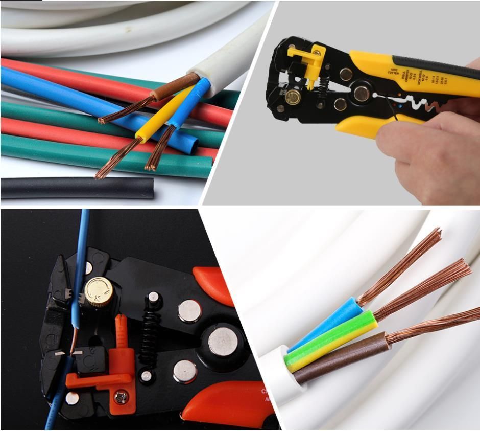 Crimper Cable Adjustable Automatic Wire Stripper Multifunctional Pliers