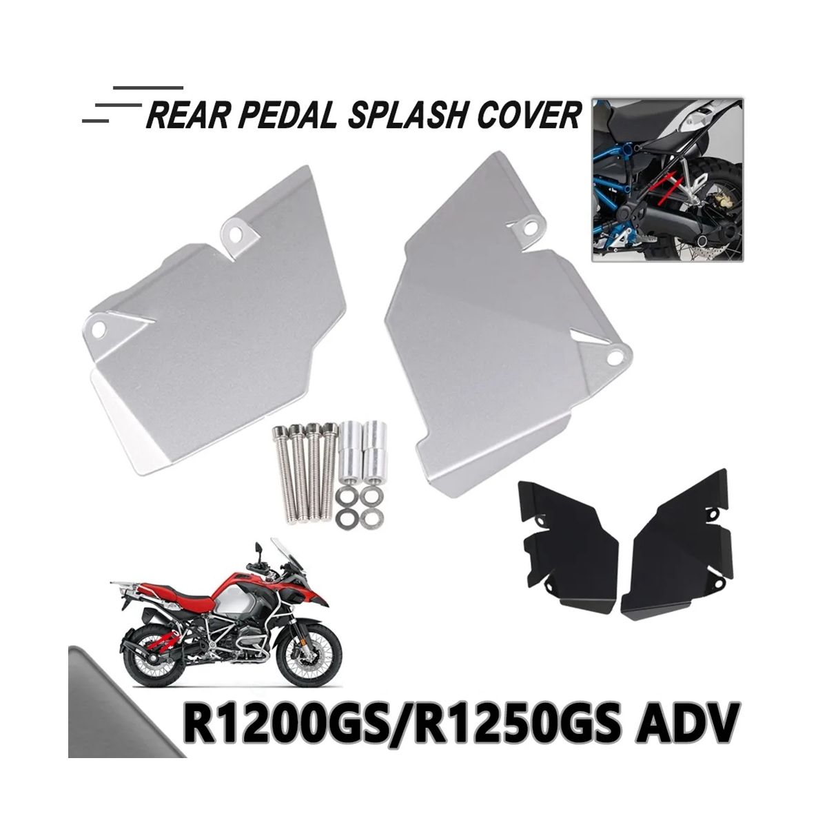 For R1200GS R1250GS R 1250 GS R 1200GS Rear Foot Pedal