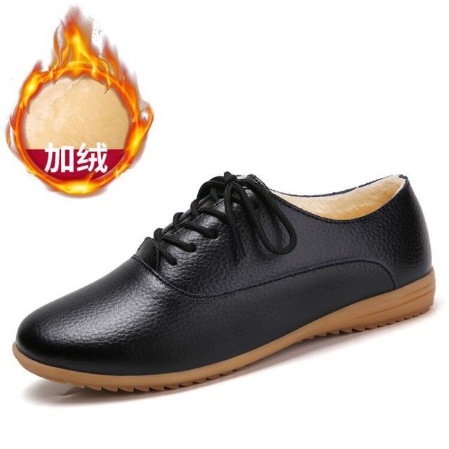 Authentic Leather Oxford Shoes For Women