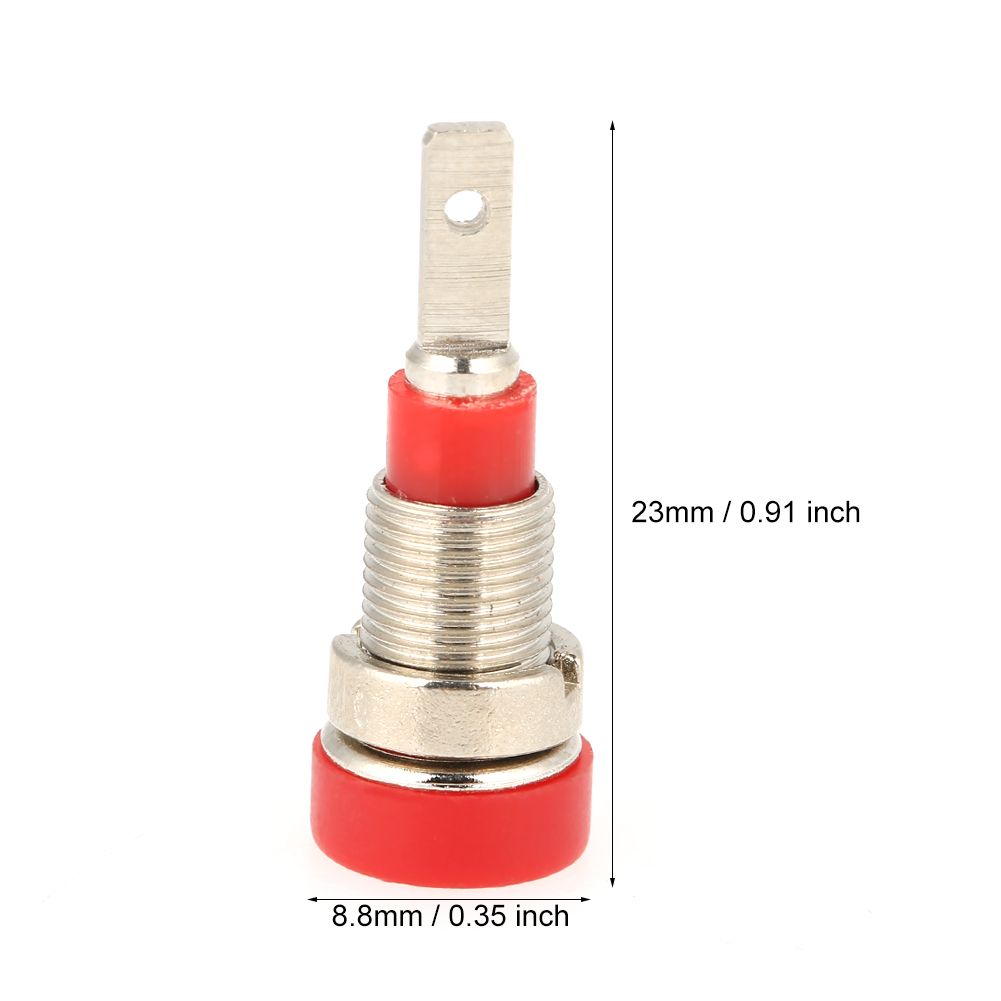 5PCS Mixed Color Banana Socket 2.0mm Jack For Panel