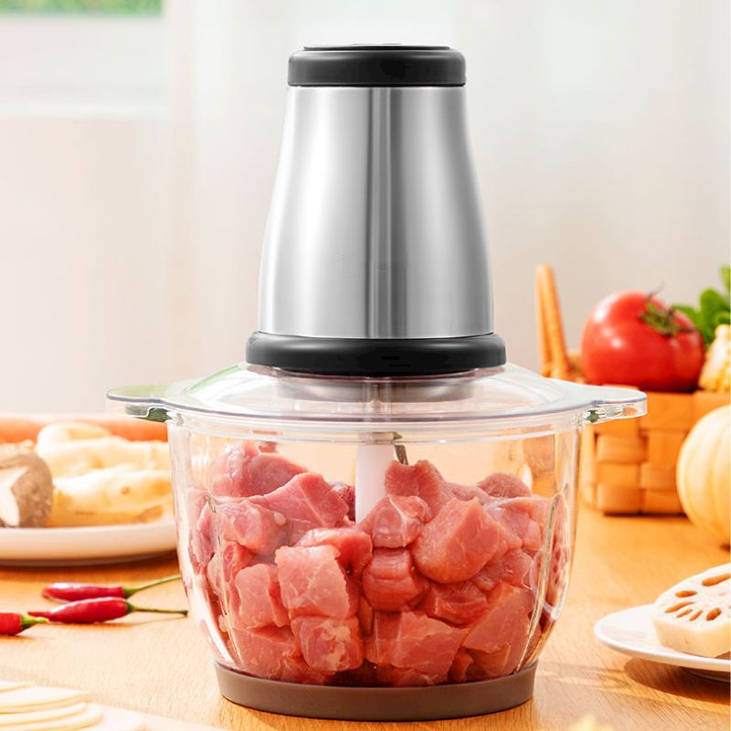 Household Multifunctional Electric Meat Grinder-glass Bowl