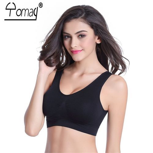 3pcs/set Genie Yoga Running Bra With Removable Pad Seamless Push Up Women Plsize S XXXL Underwear Wireless Fitness Sports Bra(red Purple Blue)