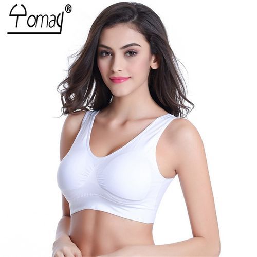 3pcs/set Genie Yoga Running Bra With Removable Pad Seamless Push Up Women Plsize S XXXL Underwear Wireless Fitness Sports Bra(red Purple Blue)