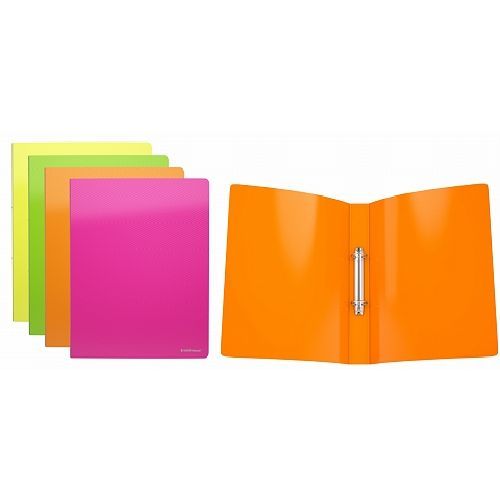 A4 Binder 2 Rings Plastic Classic, Spine 35mm (Neon Colours)