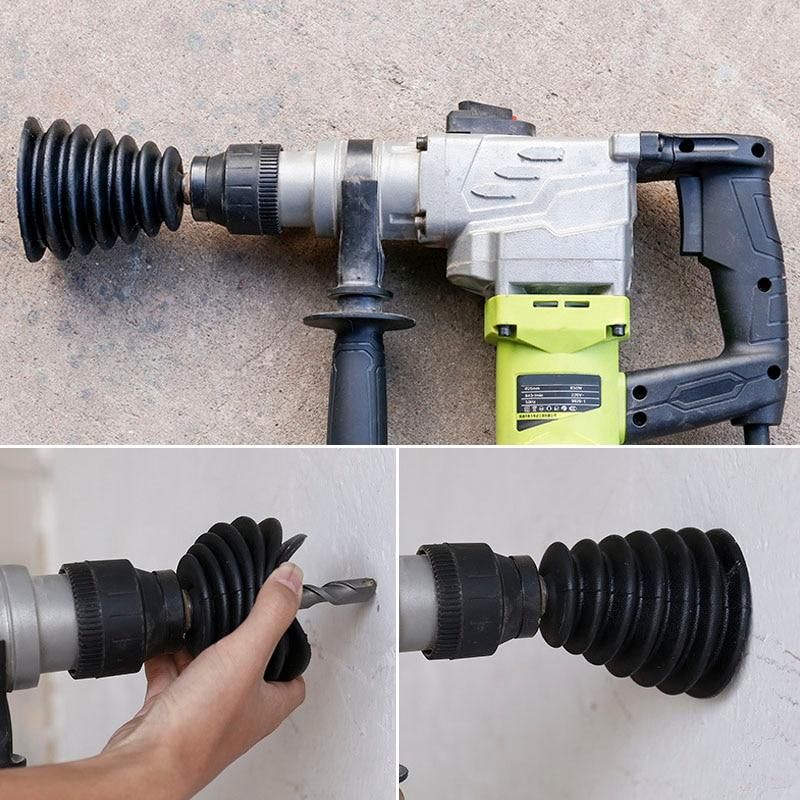 2pcs Drill Dust Collector Rubber Dust Cover Electric Hammer Drill Dust Cover Electric Drill Power Tool Accessories Dremel Accessories