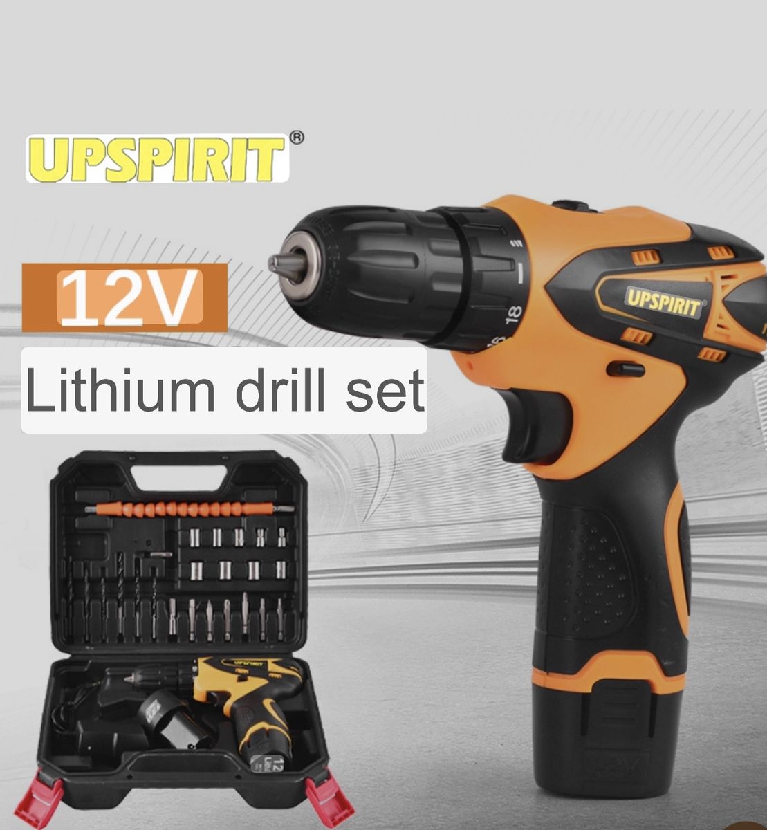 Cordless Drill And Screw Driver Lithium Drill Set