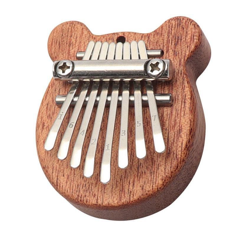 1PC 8 Key Mini Finger  Thumb Piano Bear
